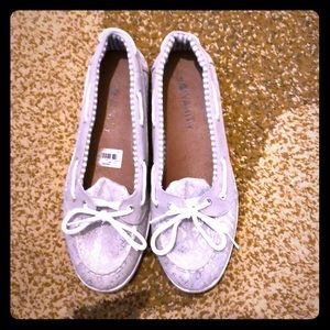 Sparkly loafers